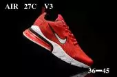 nike air max 270 france mulher homem running sapatos v3 red